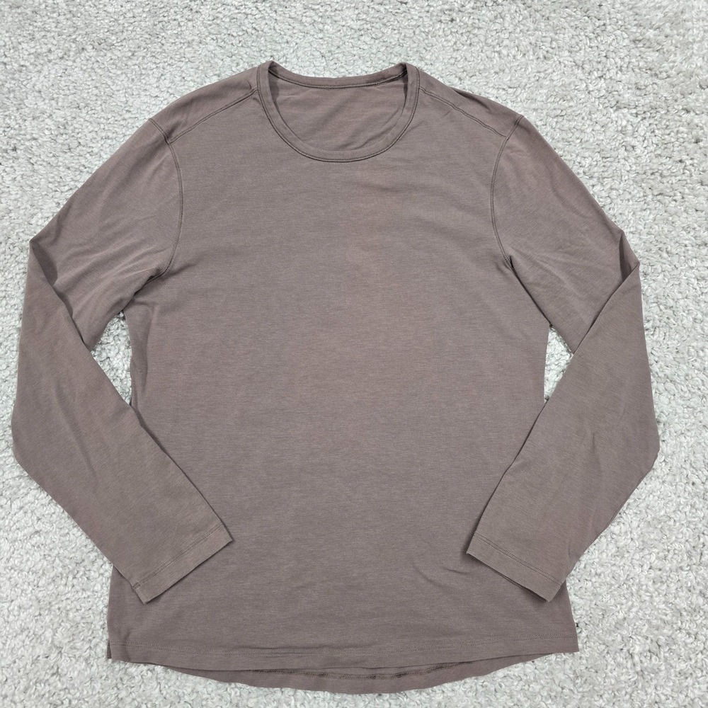 Lululemon Men 5 Year Basic Long‎ Sleeve Shirt Size Medium Soft Casual Lounge